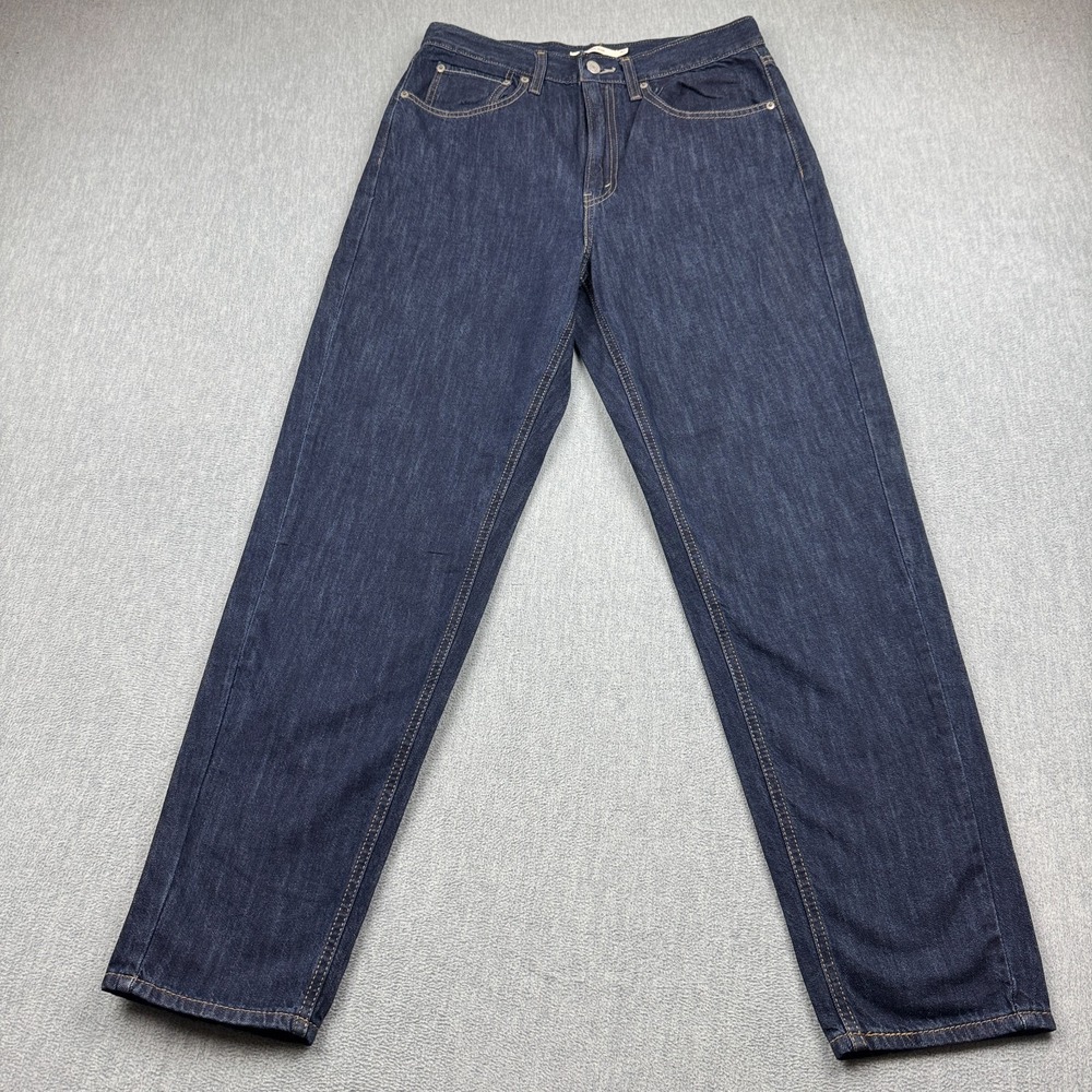 Levis Jeans Womens 30x30 Blue 80s Mom High Rise Denim Relaxed Fit Tapered Leg
